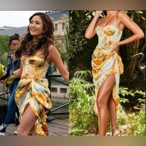 Orange Women's Skirt, Same as Mindy Chen’s in Emily In Paris